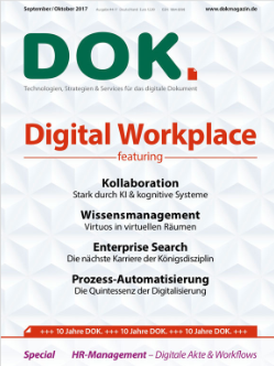 DOK.-Magazin „Digital Workspace“ Cover des DOK.-Magazin mit dem Thema "Digital Workspace"